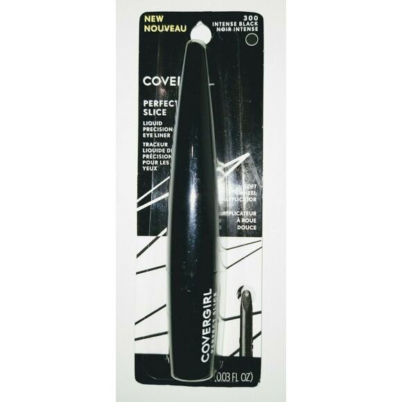 4/$20 Cover Girl Perfect Slice Liquid Precision Eyeliner, Intense Black 300 - Picture 5 of 5